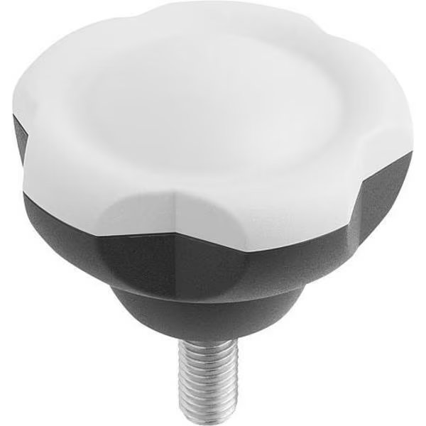 Five Lobe Grips, external thread, metric, Kipp, Mfr#: K0255.631015X20